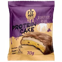 Протеиновое печенье с суфле Fit Kit Protein Cake, Ромовая баба