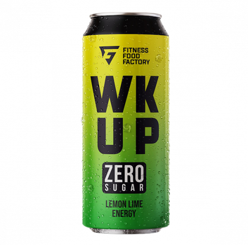 Тонизирующий безалкогольный напиток WK UP, 500мл, Лимон-лайм